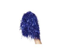 Smiffy's Metallic Blue Pom Poms - Pair for Cheerleader Fancy Dress (Code 24176)