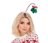 Smiffys Mistletoe Kisses Headband, Red & White , Christmas Fancy Dress Accessory, Xmas Dress Up Accessories