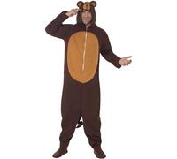 Smiffys Monkey Bodysuit in Brown | Size: Large Smiffys Brown L