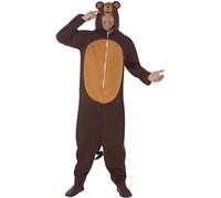 Smiffys Monkey Costume, Brown, L - Size 42-44
