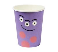 Smiffys Monster Tableware, Party Cups x8 9oz, 250ml, Halloween Fancy Dress Accessory, Monster Dress Up Party Goods