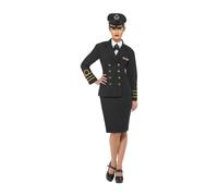 Smiffys - Navy Officer Costume - Womens