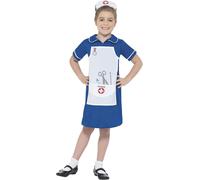 Smiffys Nurse Costume Blue S - Age 4-6 years