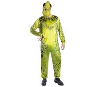Smiffys Official Licensed Dr Seuss The Grinch men's costume with jumpsuit