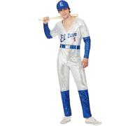 Smiffys Officially Licensed Elton John Deluxe Sequin Baseball Costume