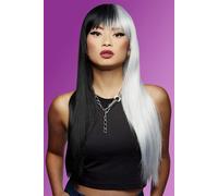 Smiffys Officially Licensed Manic Panic Raven Virgin Downtown Diva Wig