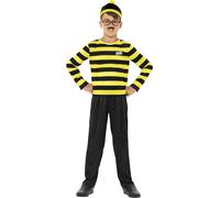 Smiffys Officially Licensed Wheres Wally Odlaw Costume