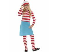 Smiffys Officially Licensed Wheres Wally Wenda Child Costume, Small
