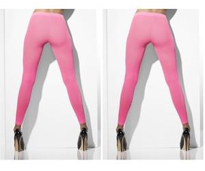 Smiffys Opaque Footless Tights (Pack of 2)