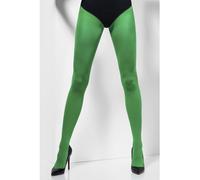 Smiffys Opaque Tights, Green , Fever Hosiery Fancy Dress, Fever Dress Up Accessories Halloween