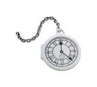 Smiffys Oversized Pocket Watch, White EVA, Halloween Fancy Dress Accessory, Adult Dress Up Accessories