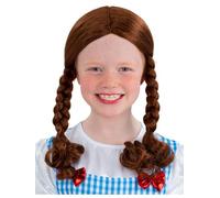 Smiffys Oz Princess Plait Wig, Girls Fancy Dress, Child Dress Up Wigs
