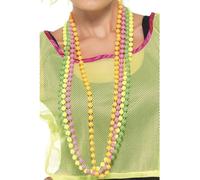 Smiffys Party Beads Fluorescent