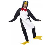 Smiffys Penguin Costume Set in White Smiffys White