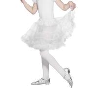 Smiffys Petticoat Child, White Layered, Girls Fancy Dress, Child Dress Up Accessories