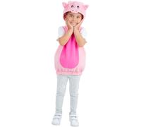 Pig Costume for Easter Play, Farmers Book Day - Smiffys Outfit, Unisex Children