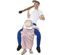 Piggyback Grandma Fancy Dress Costume -