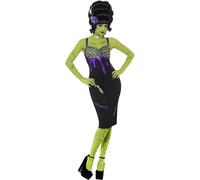 SMIFFYS Womens Pin Up Frankie Frankenstein Bride Horror Halloween Costume SMALL