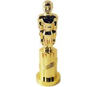 Smiffys Plastic Statue, Gold , Icons & Idols Fancy Dress, Heros Dress Up Jokes & Novelties
