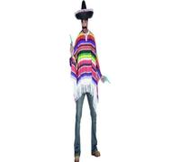 Smiffy's Men's Poncho, Western, Serious Fun, One Size, 21860 - poncho mens dress costume mexican smiffys fancy size one wild west