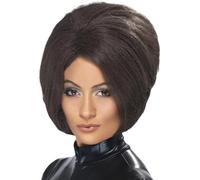 Smiffys Posh Power Wig - Brown