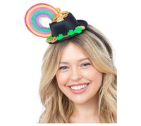 Smiffys Pot O´Gold Mini Hat Rainbow Headband Smiffys Multicolor One Size