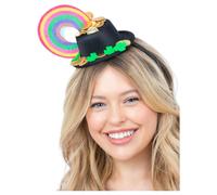 Smiffys Pot O'Gold Mini Hat Rainbow Headband