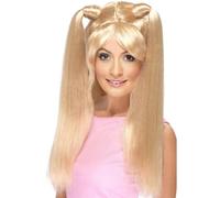 Smiffys Power Wig in Yellow Smiffys Yellow