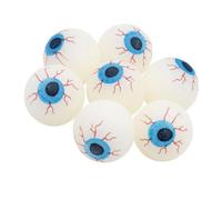 Smiffys Powerball Glow In The Dark Fake Eyes (Pack Of 48) White (One Size)
