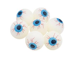 Smiffys Powerball Glow In The Dark Fake Eyes (Pack Of 48) White (One Size)