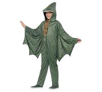 Smiffys Pterodactyl Bodysuit in Green | Size: 4-6 Years Smiffys Green 4-6 Years
