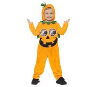 Smiffys Pumpkin Bodysuit in Orange | Size: 1-2 Years Smiffys Orange 1-2 Years
