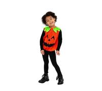 Smiffys Pumpkin Costume Tabard, Toddler, Halloween Child Fancy Dress, Pumpkin Dress Up Costumes, Age 1-2