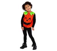 Smiffys Pumpkin Halloween Costume in Orange | Size: 3-4 Years Smiffys Orange 3-4 Years