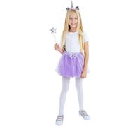 Smiffys Purple Unicorn Kit with Tutu, Headband & Wand, Girls Fancy Dress, Child Dress Up Accessories