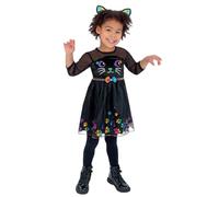 Smiffys Rainbow Cat Costume, Halloween Fancy Dress, Age 4-6