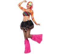 Smiffy's Rainbow Raver Kit - Multi-Coloured
