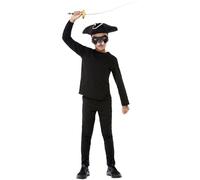 Smiffys Rat Kit Hat, Sword, Eyemask & Nose, Children's Animal Fancy Dress, Animal Dress Up Accessories