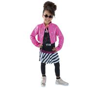 Smiffys Rockstar Glam Costume, Black (Size L)