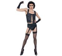 Smiffys Rocky Horror Show Frank N Furter Costume, Corset, Suspender Belt, Pants,