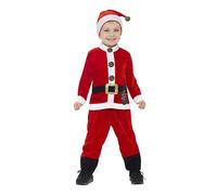 Smiffys Santa Claus Costume in Red | Size: 4-6 Years Smiffys Red 4-6 Years