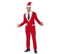 Smiffys Santa Clause Cool Dapper Suit Adult Mens Christmas X-Mas Costume 33562