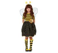 Smiffys Santoro Bee-Loved Costume, Yellow with Dress, Wings & Headband, Officially Licensed Santoro Gorjuss Fancy Dress, Child Dress Up Costumes
