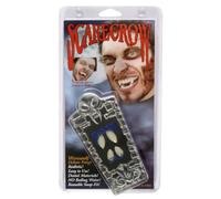 Smiffys Scarecrow Love Bite Fangs, Dental Fix, White with Adhesive, Cosmetics and Disguises Fancy Dress, Halloween Dress Up Cosmetics & Disguises.