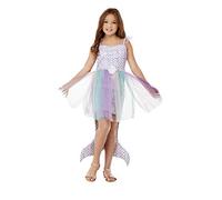 Smiffys Seashell Mermaid Costume, Purple Dress, Girls Fancy Dress, Mermaid Dress Up Costumes