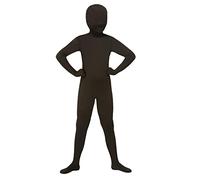 Smiffys Second Skin Kids Suit, Black, Boys Fancy Dress, Child Dress Up Costumes