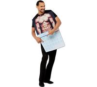 Mens Sexy Calendar Fancy Dress Costume (One Size)