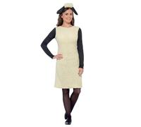 Smiffys Shaun the Sheep Costume in White Adult Jumpsuit & Character Headpiece, Official Shaun License Costume with Hooded Character Face & Soft Comfy Fabric, Be the Cosy Sheep!