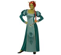 Women's Shrek Fiona Costume - shrek costume fiona dress fancy princess womens ladies ogre outfit smiffys wig