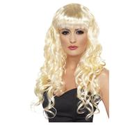 Smiffys Siren Wig In Blonde Blonde One Size